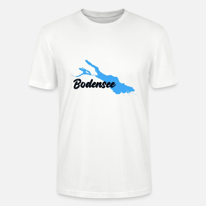 Bodensee schwarz - Stanley/Stella Unisex Bio-T-Shirt CRAFTER - Weiß