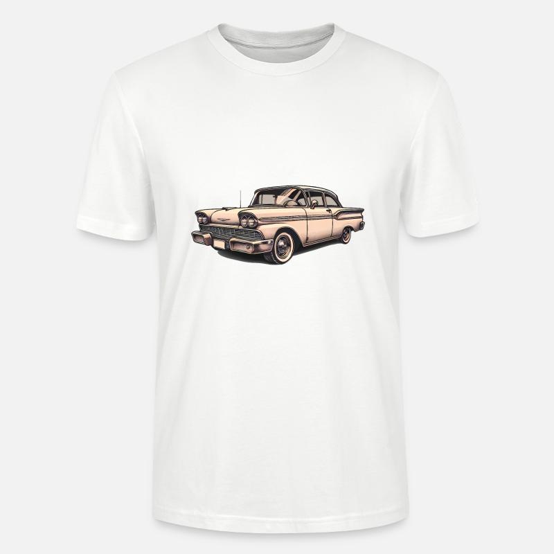 Oldtimer Oldtimer Illustration - Stanley/Stella Unisex Bio-T-Shirt CRAFTER - Weiß