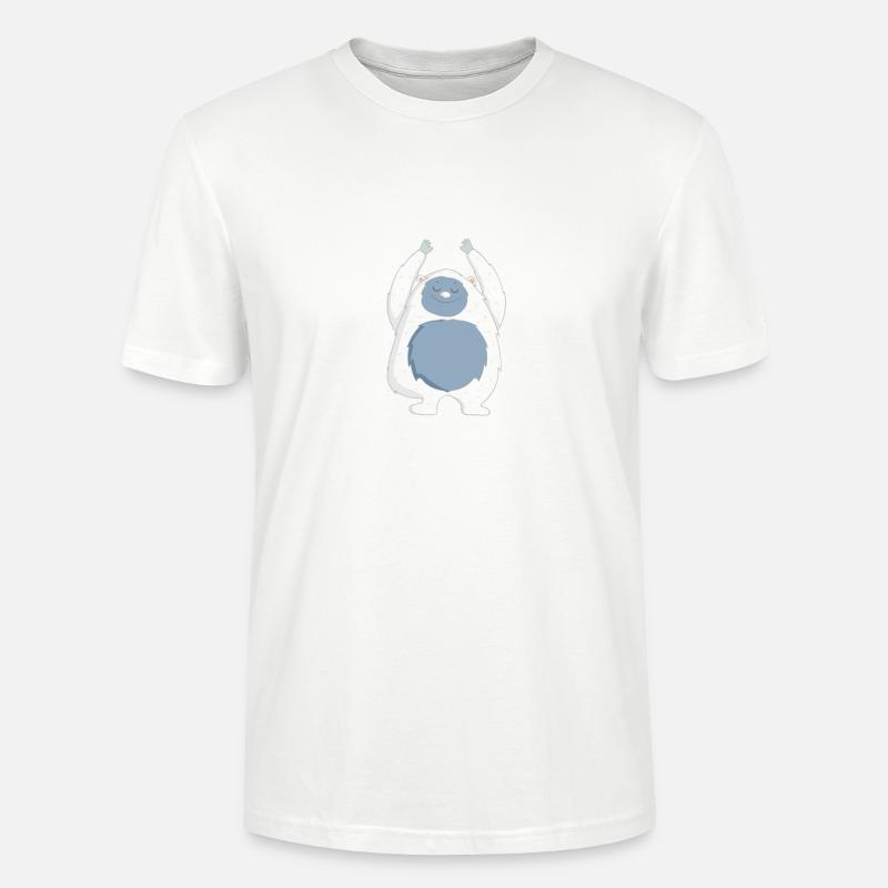 Hide and Seek Yeti - T-shirt bio CRAFTER Stanley Stella Unisexe - blanc