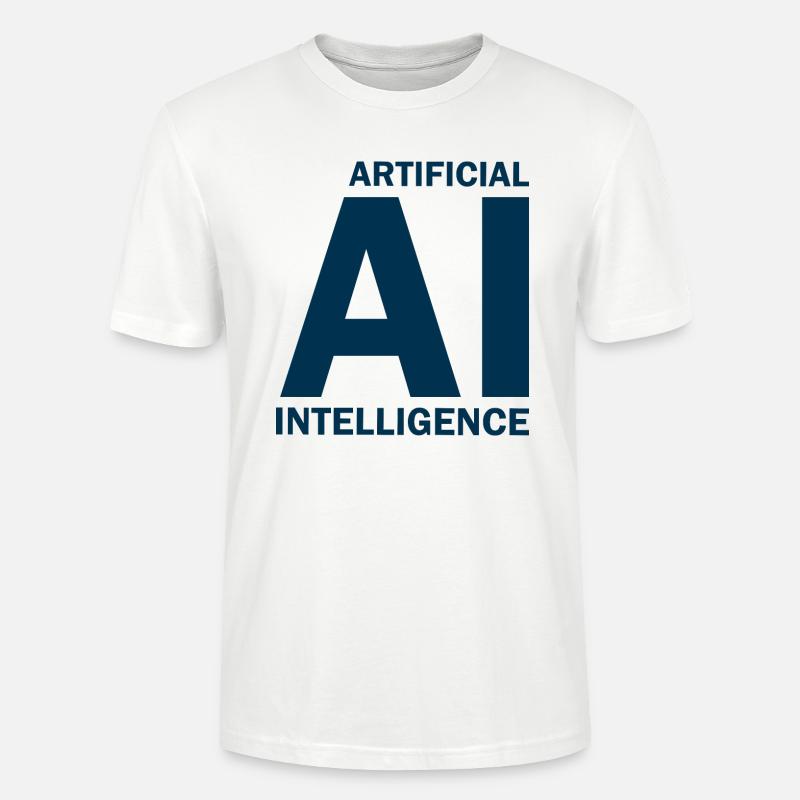 Artificial Intelligence - Artificial Intelligence - Stanley/Stella CRAFTER Unisex Organic T-Shirt - white