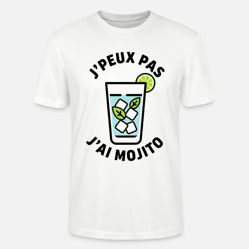 Lime Mint Eisglas - Stanley/Stella Unisex Bio-T-Shirt CRAFTER - Weiß