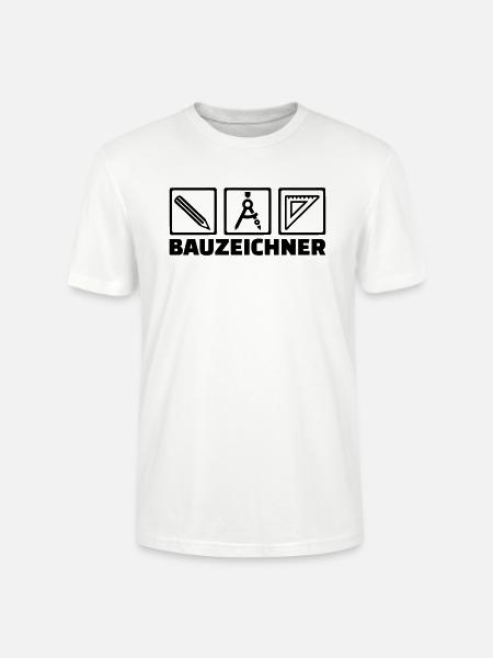 Bauzeichner - Stanley/Stella Unisex Bio-T-Shirt CRAFTER - Weiß
