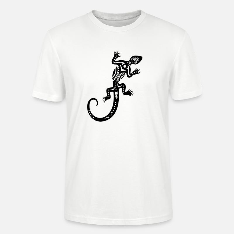 Eidechse - Stanley/Stella Unisex Bio-T-Shirt CRAFTER - Weiß