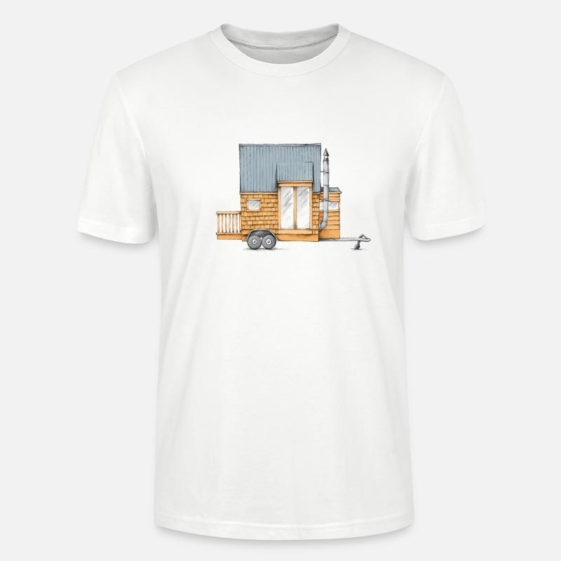 Tiny House - Stanley/Stella Unisex Bio-T-Shirt CRAFTER - Weiß