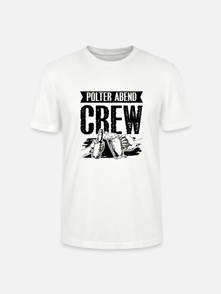 Polter Abend Crew - Stanley/Stella Unisex Bio-T-Shirt CRAFTER - Weiß