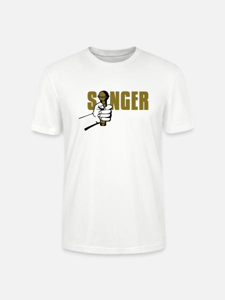 singer - Stanley/Stella Unisex Bio-T-Shirt CRAFTER - Weiß