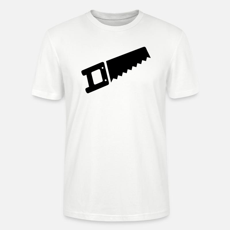 Säge - Stanley/Stella Unisex Bio-T-Shirt CRAFTER - Weiß