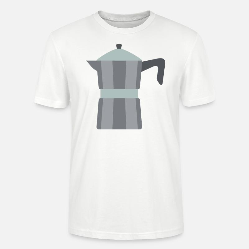 Cafetière - T-shirt bio CRAFTER Stanley Stella Unisexe - blanc