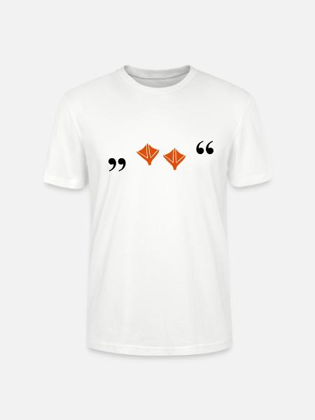 Gänsefüßchen - Stanley/Stella Unisex Bio-T-Shirt CRAFTER - Weiß