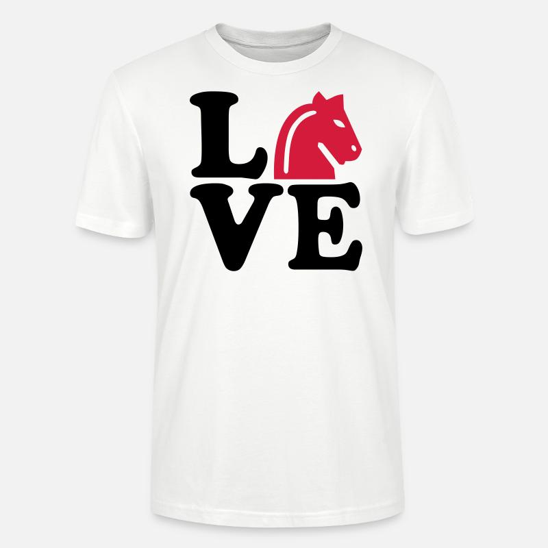 échecs - T-shirt bio CRAFTER Stanley Stella Unisexe - blanc