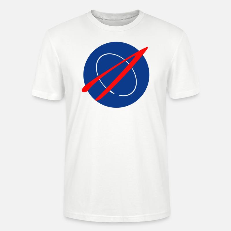 Patch spatial - T-shirt bio CRAFTER Stanley Stella Unisexe - blanc