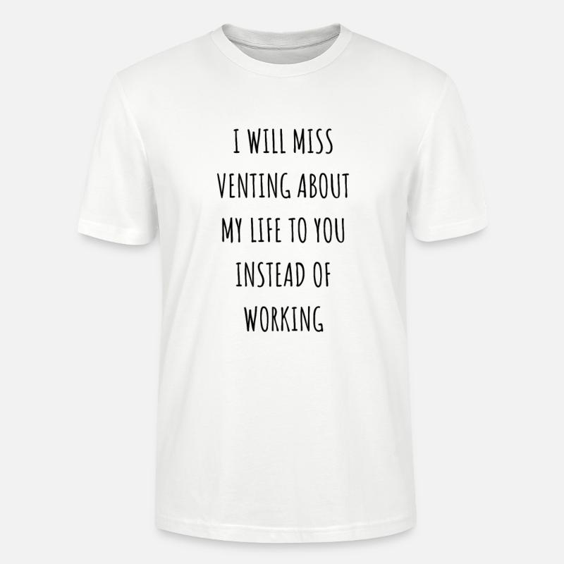 Mitarbeiter Abschiedsgeschenk / Mitarbeiter hinterlassen Geschenke - Stanley/Stella Unisex Bio-T-Shirt CRAFTER - Weiß
