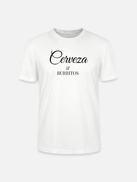 Cerveza & Burritos - Stanley/Stella Unisex Bio-T-Shirt CRAFTER - Weiß