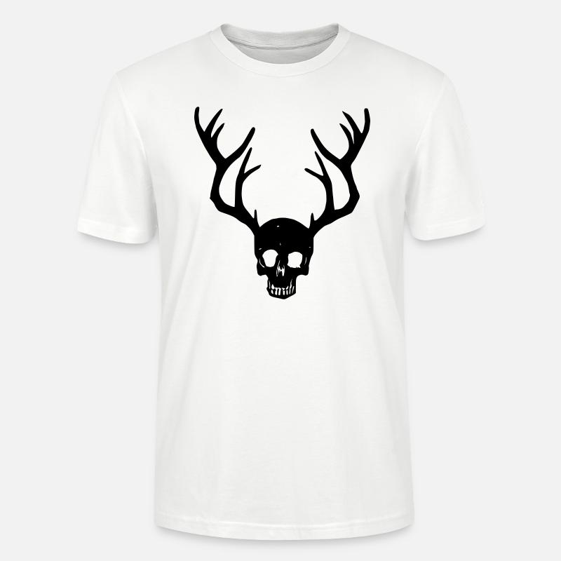 Geweih-Sake - Stanley/Stella Unisex Bio-T-Shirt CRAFTER - Weiß