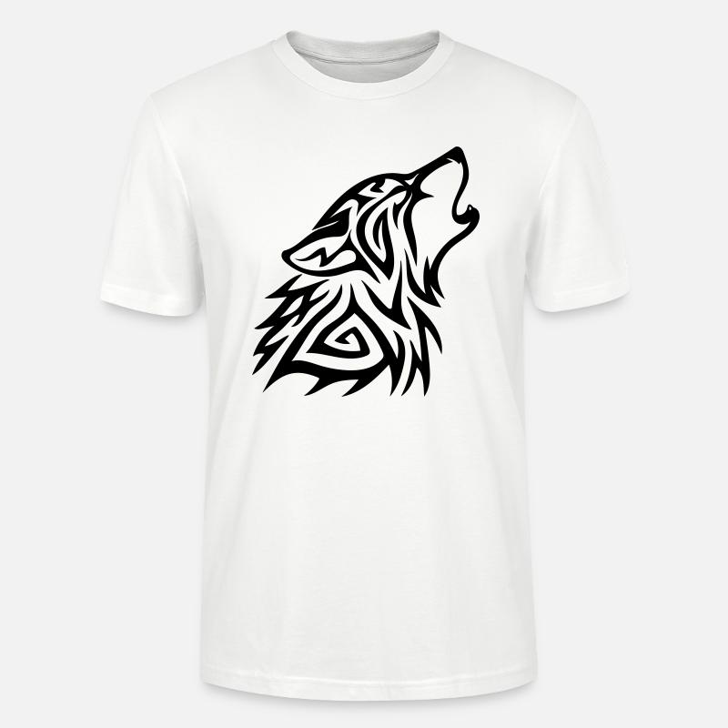 Wolf - Stanley/Stella Unisex Bio-T-Shirt CRAFTER - Weiß