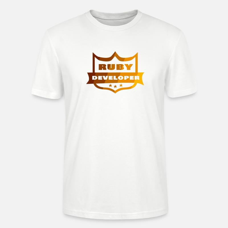 Ruby-Entwickler - Stanley/Stella Unisex Bio-T-Shirt CRAFTER - Weiß
