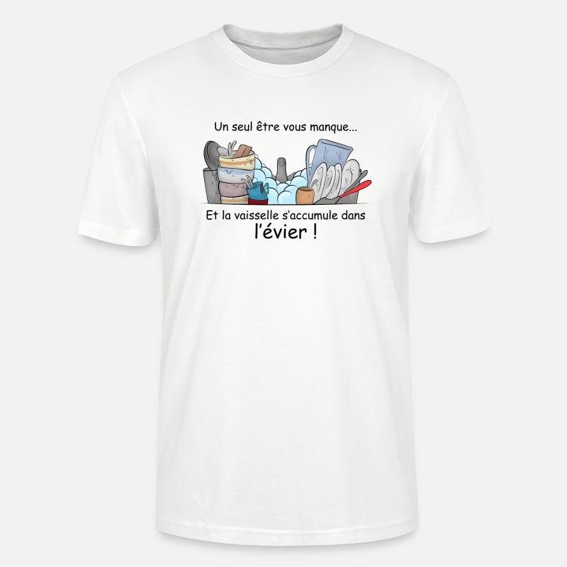 Eine fehlen .... - Stanley/Stella Unisex Bio-T-Shirt CRAFTER - Weiß