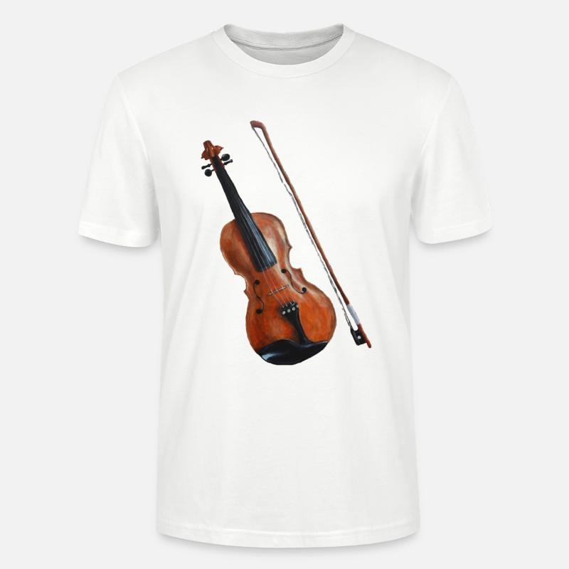 Fiddle - T-shirt bio CRAFTER Stanley Stella Unisexe - blanc
