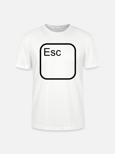 Hemd 'Esc' - Stanley/Stella Unisex Bio-T-Shirt CRAFTER - Weiß
