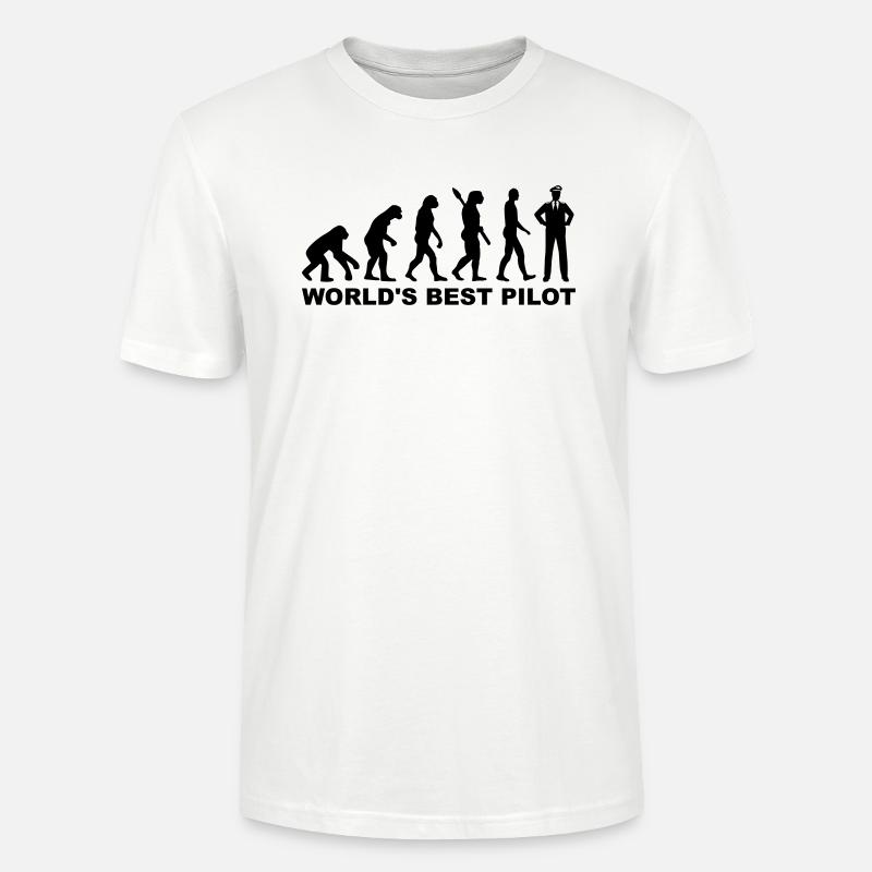 Pilot - Stanley/Stella Unisex Bio-T-Shirt CRAFTER - Weiß