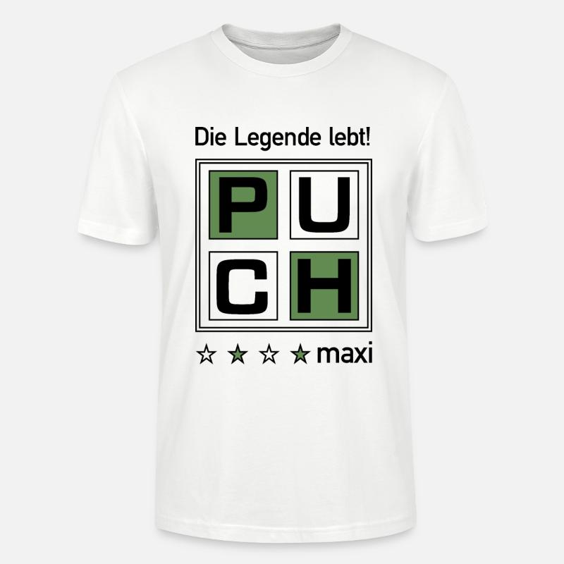 Puch Maxi - Stanley/Stella Unisex Bio-T-Shirt CRAFTER - Weiß