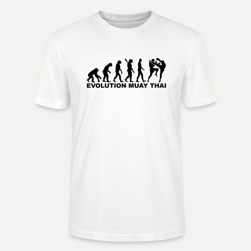 Evolution Muay Thai - T-shirt bio CRAFTER Stanley Stella Unisexe - blanc