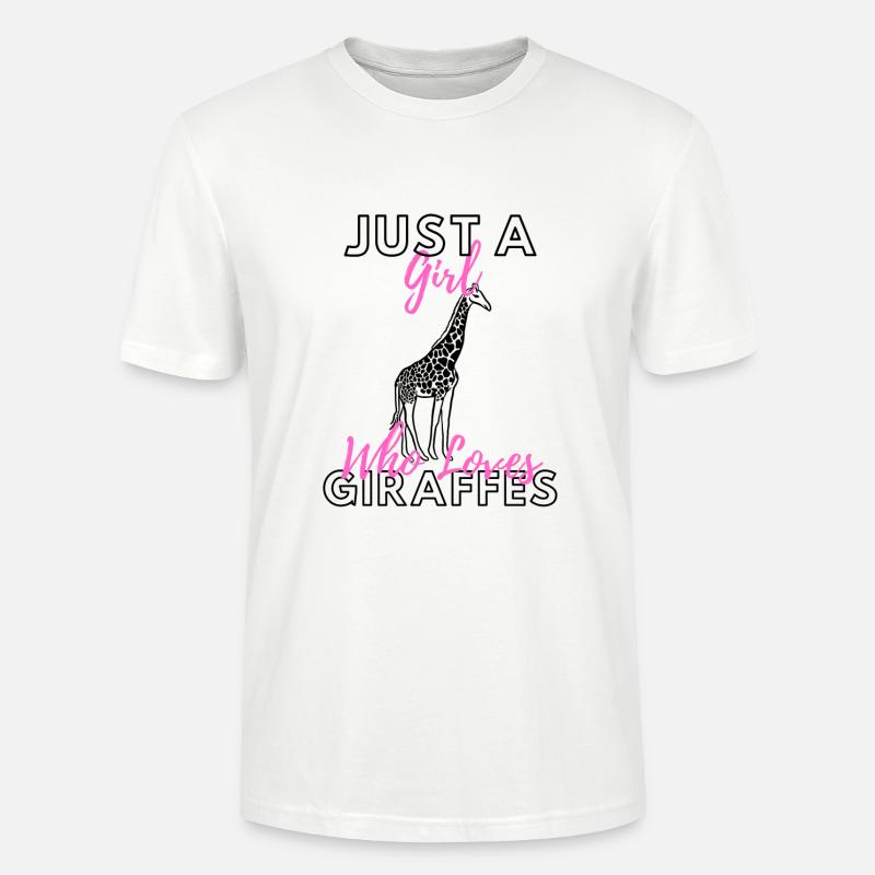 Giraffe - Stanley/Stella Unisex Bio-T-Shirt CRAFTER - Weiß