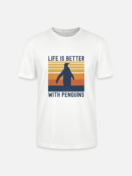 Penguin - Stanley/Stella Unisex Bio-T-Shirt CRAFTER - Weiß