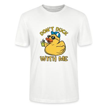 Ente - Stanley/Stella Unisex Bio-T-Shirt CRAFTER - Weiß - Vorne - Alina (178cm) & Michal (187cm)