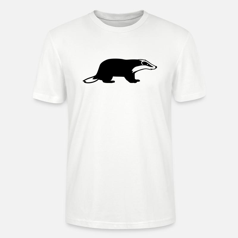 Dachs - Stanley/Stella Unisex Bio-T-Shirt CRAFTER - Weiß