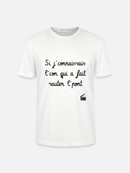 La Septième Compagnie - Réplique culte - T-shirt bio CRAFTER Stanley Stella Unisexe - blanc