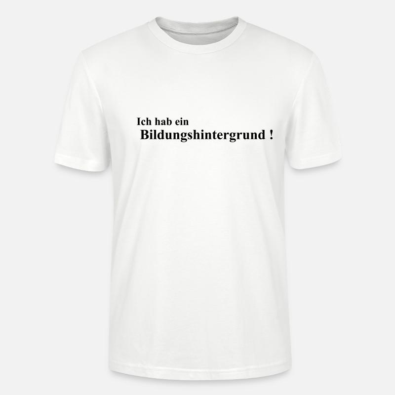 Bildungshintergrund - Stanley/Stella Unisex Bio-T-Shirt CRAFTER - Weiß