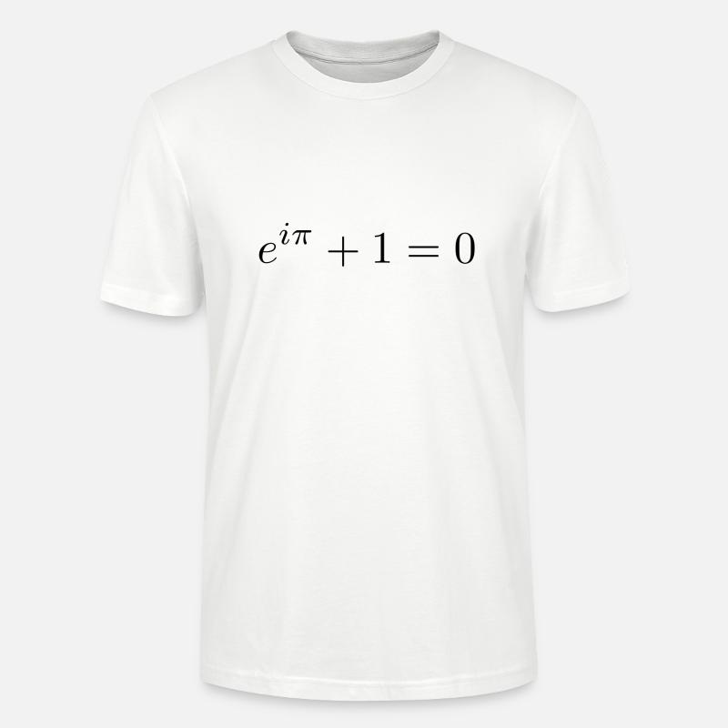 Identité d'Euler - T-shirt bio CRAFTER Stanley Stella Unisexe - blanc