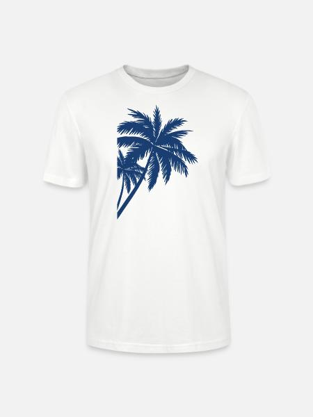 Palme Palm - Stanley/Stella CRAFTER Unisex Organic T-Shirt - white