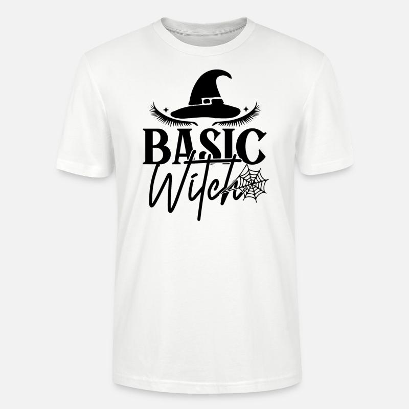 Basic Witch - Stanley/Stella CRAFTER Unisex Organic T-Shirt - white