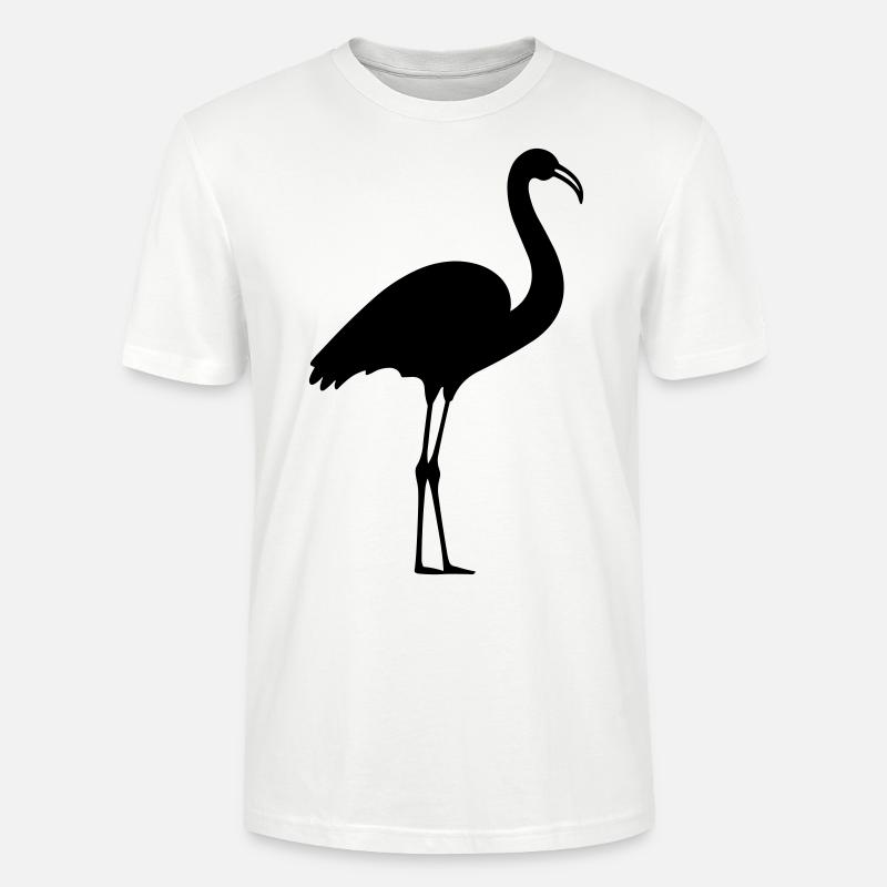 Flamingo - Stanley/Stella Unisex Bio-T-Shirt CRAFTER - Weiß