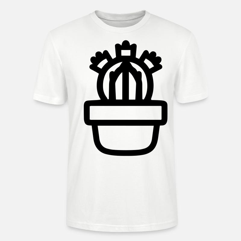 Cactus - T-shirt bio CRAFTER Stanley Stella Unisexe - blanc
