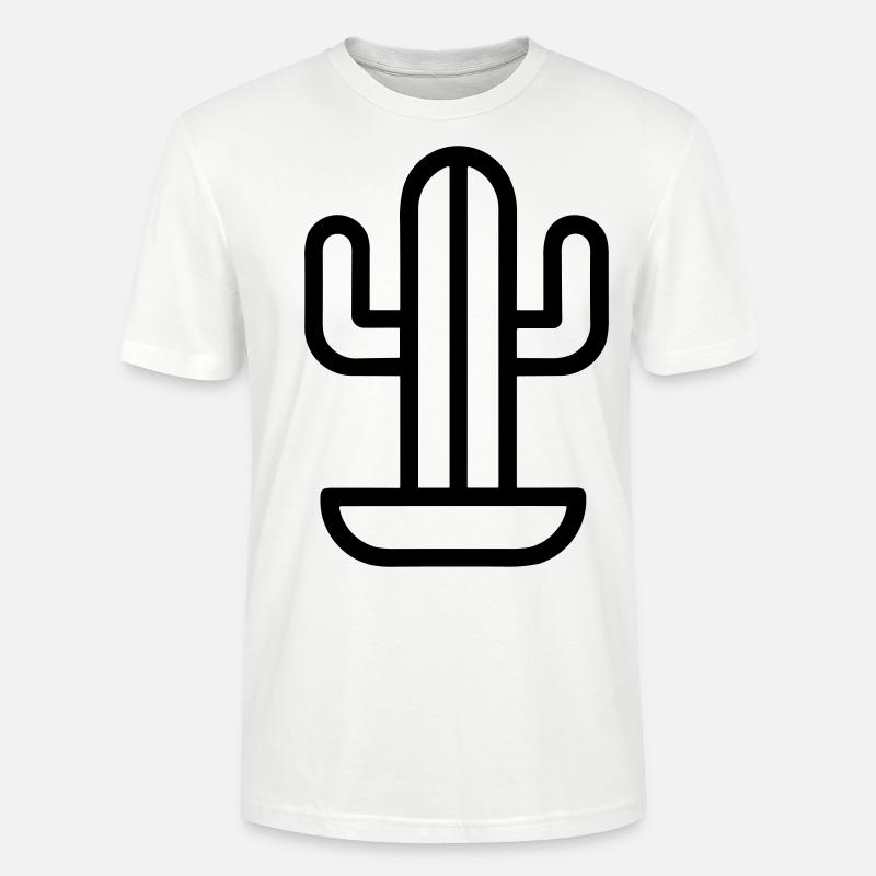 Cactus - T-shirt bio CRAFTER Stanley Stella Unisexe - blanc