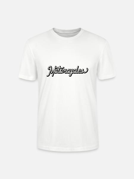 Motorcycles - Stanley/Stella CRAFTER Unisex Organic T-Shirt - white