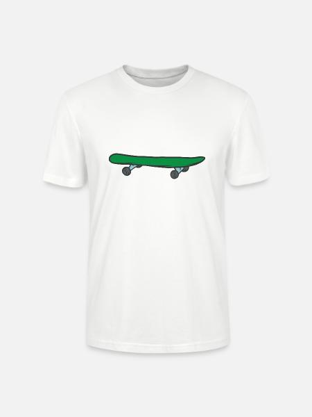 Skateboard - Stanley/Stella CRAFTER Unisex Organic T-Shirt - white