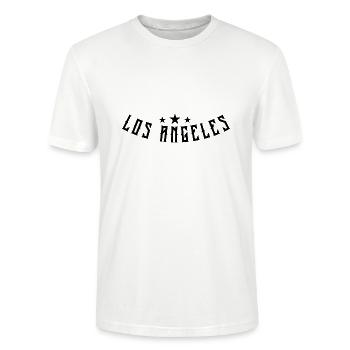 Los Angeles - Stanley/Stella Unisex Bio-T-Shirt CRAFTER - Weiß - Vorne - Alina (178cm) & Michal (187cm)
