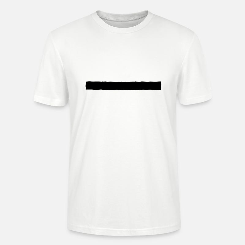 Bannière mince - T-shirt bio CRAFTER Stanley Stella Unisexe - blanc