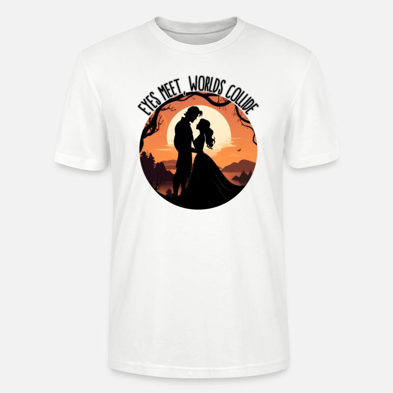 Eyes Meet, Worlds Collide - Stanley/Stella Unisex Bio-T-Shirt CRAFTER - Weiß
