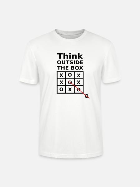 Think outside the box - Stanley/Stella Unisex Bio-T-Shirt CRAFTER - Weiß