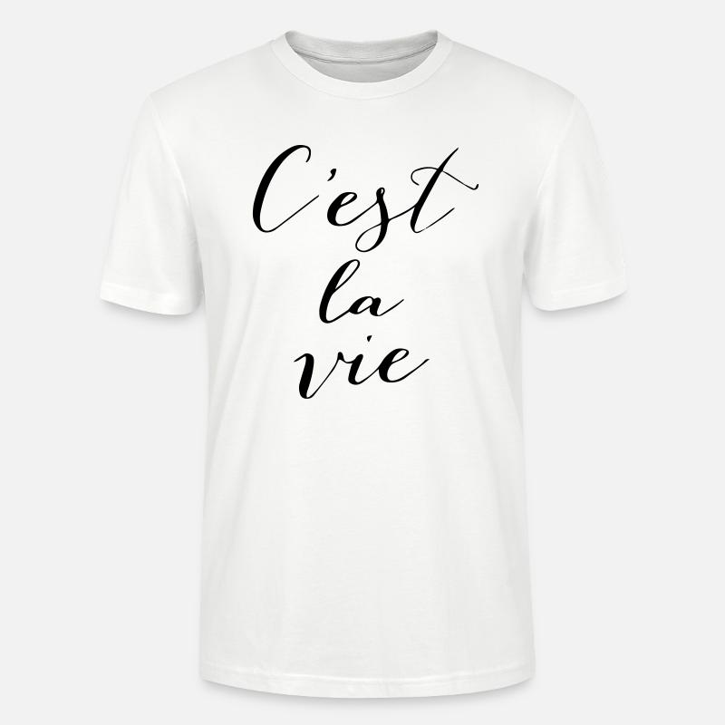 C'est la vie - Stanley/Stella Unisex Bio-T-Shirt CRAFTER - Weiß