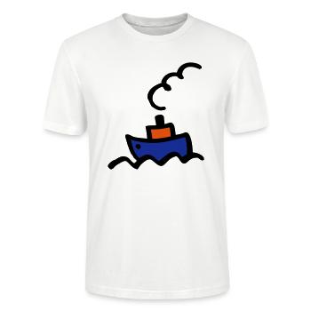 Boot - Stanley/Stella Unisex Bio-T-Shirt CRAFTER - Weiß - Vorne - Alina (178cm) & Michal (187cm)