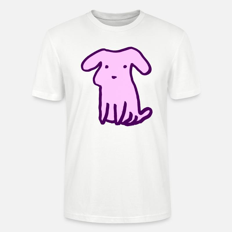 Süßer Hund Geschenkidee - Stanley/Stella Unisex Bio-T-Shirt CRAFTER - Weiß