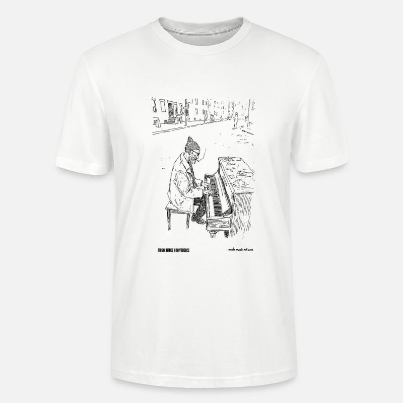 differnce - Stanley/Stella CRAFTER Unisex Organic T-Shirt - white