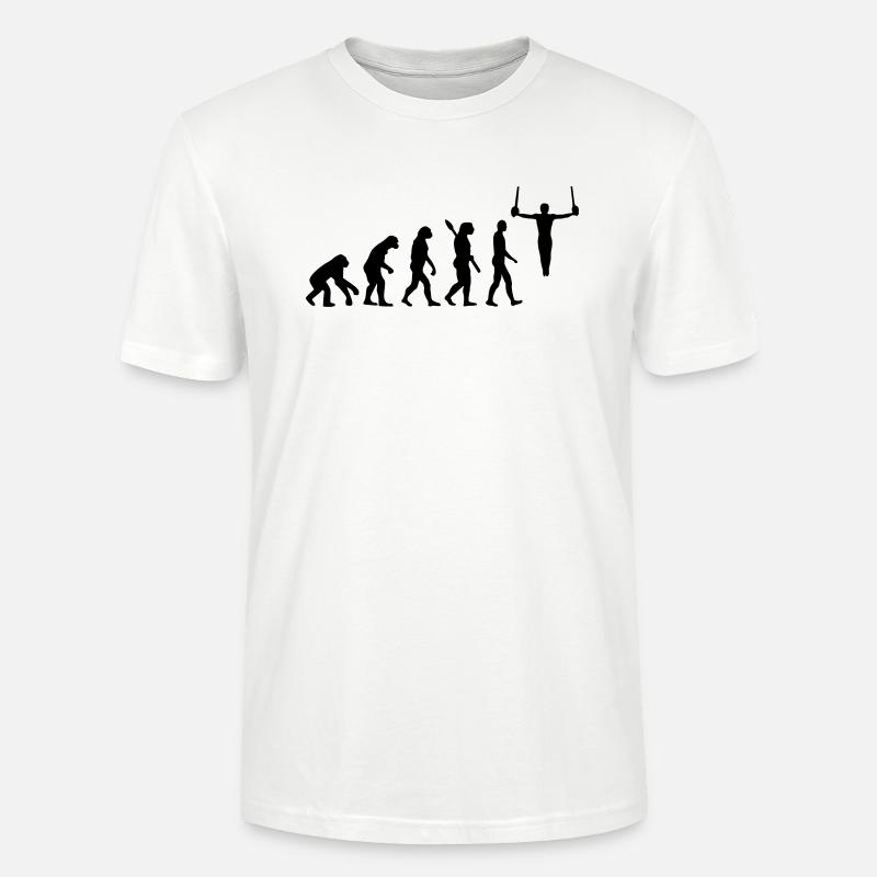 Évolution Gymnastique - T-shirt bio CRAFTER Stanley Stella Unisexe - blanc