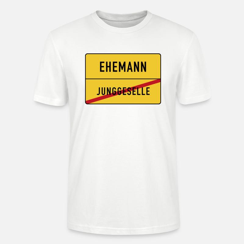 Junggeselle Ehemann - Stanley/Stella Unisex Bio-T-Shirt CRAFTER - Weiß